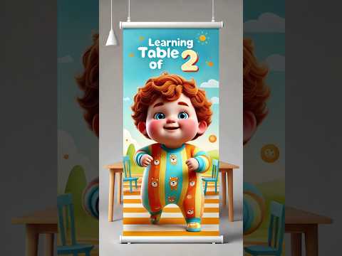 Learn the Table of 2 with Fun! 🎉 | Easy Math for Kids 👶