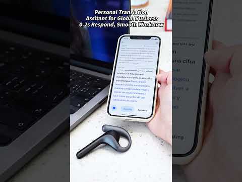W4 Pro AI Interpreter Earbuds: Your AI-Powered Meeting Translator