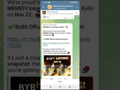 Memefi Listing On Bybit Exchange || Snapshot Done and Dusted || Airdrop Allocation #crypto #memfi
