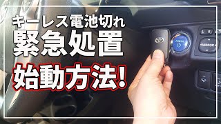 【車のプロが教える！】 緊急対応！ 車のキーレス（ スマートキー ）の電池が切れた場合の エンジンをかける対処法！ │ トヨタ