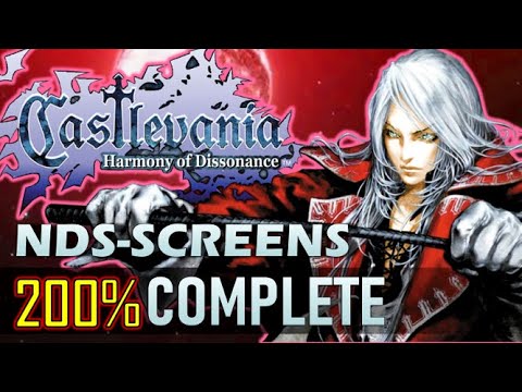 Castlevania: Harmony of Dissonance ~  Ultimate Guide - 200% (Nintendo DS - Screens) Hard mode