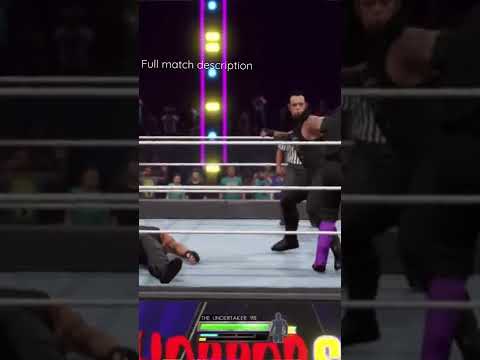 WWE:2K22-The Undertaker 3 Match[cpu]