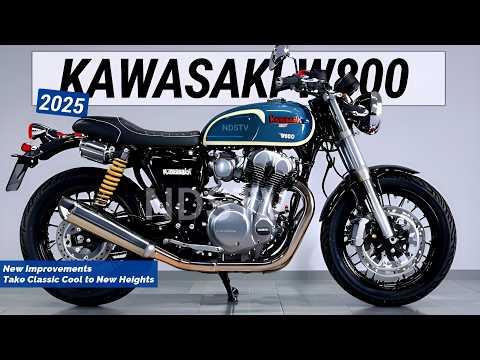 2025 New Kawasaki W800: New Improvements Take Classic Cool to New Heights