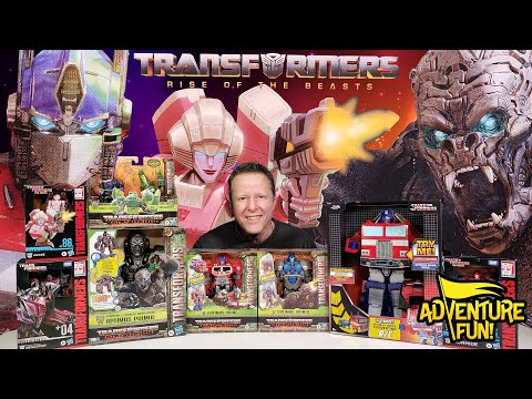 Transformers Rise of the Beasts Official Movie Trailer 2 Toy Action Figures AdventureFun!