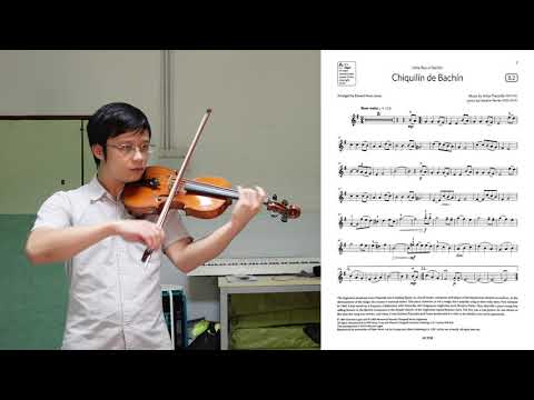 Chiquilin de Bachin【Grade 3 B2 Violin】小提琴 3 級 B2, ABRSM (2020-2023), bpm=100 slow practice