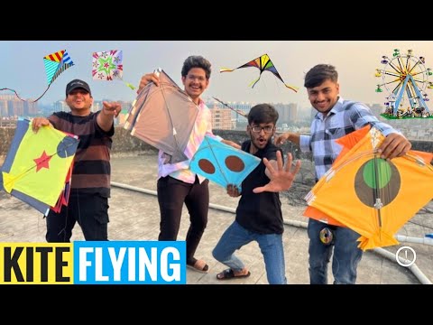 Kite Flying And Cutting Competition 2024 🤩 Best majha and Kites Fighting Patangbazi 💪 Uttrayan Kites