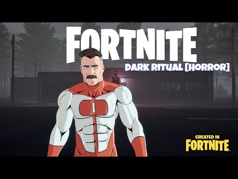 👺Fortnite Dark Ritual Horror | Exploring the Creepy Town! 💀