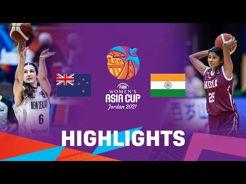 New Zealand vs India | FIBA Women's Asia Cup 2021