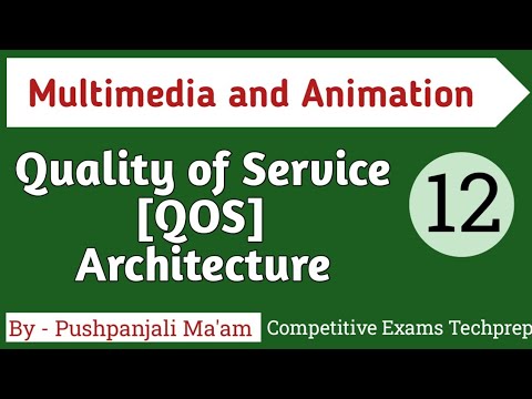 Lec - 2.3 QOS Architecture || Quality of Service Architecture in multimedia and Animation in Hindi