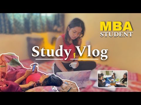 A DAY WITH ME | STUDY VLOG | MBA STUDENT | #vlog | Mansi Gupta | MG445