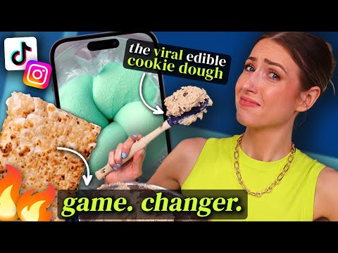 I Tried VIRAL RECIPES I found off TIKTOK & INSTAGRAM... what's ACTUALLY worth making???