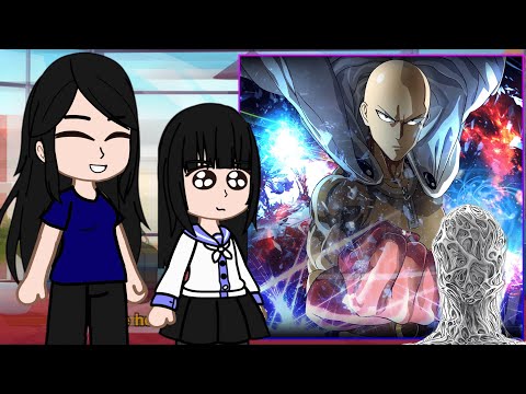 Saitama's Family react to Saitama || Saitama vs God || One Punch Man || Gacha React || Part- 2