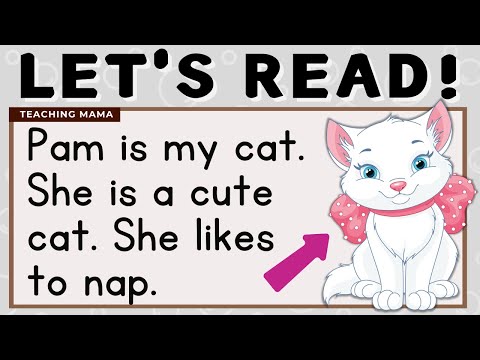 LET'S READ! | PRACTICE READING ENGLISH | LEARNING VIDEO FOR KIDS | LEARN TO READ | TEACHING MAMA