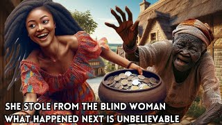 she stole the blind woman's money, and this happened #folk #storytime #ghanianfolktales