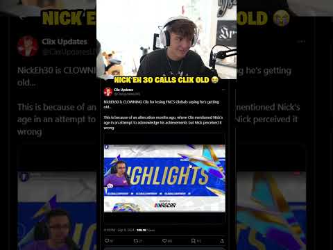 Nick Eh 30 CALLS Clix old 😭