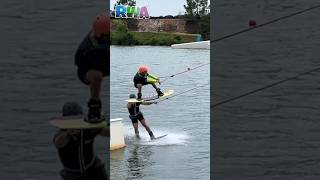 Epic Kids Wakeboarding Jump... or FAIL? Can Wilder make it???