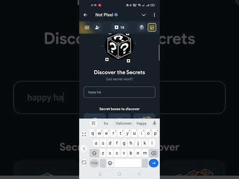 Not Pixel Secret Word | Not Pixel Secret Code | Not Pixel Airdrop | Not Pixel Listing Date