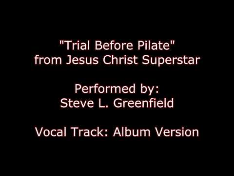 Trial Before Pilate (Jesus Christ Superstar) - Greenie Cover