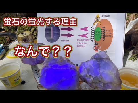 蛍石（蛍光鉱物）は、なぜ蛍光するのか？