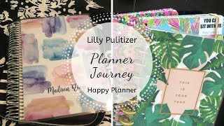 Planner Journey | Lilly Pultizer | Happy Planner | Erin Condren |