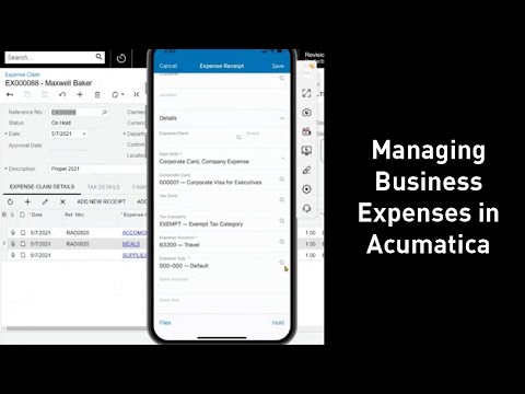 Managing Your Business's Expenses in Acumatica