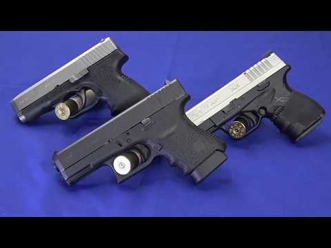 Single Stack 45 Comparison: Glock 36, Kahr CW45 & Springfield XDs