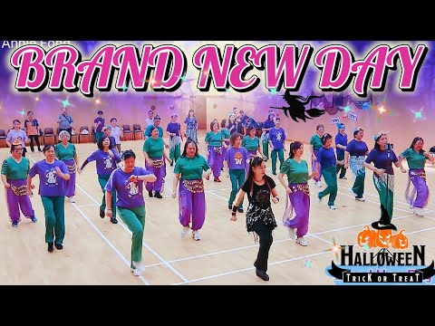 【萬聖節】🎃BRAND NEW DAY🎃Halloween Classroom 👻🧟萬聖節變面😱 #免費跳舞班 #參考網絡 #linedance #排排舞 #聯和墟社區會堂