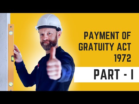 DAY - 4 | CMA INTER | PAYMENT OF GRATUITY ACT 1972 - PART - I | LABOUR LAW