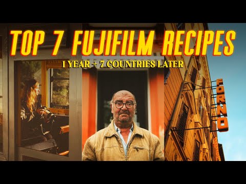 MY TOP 7 FUJIFILM RECIPES - X100V One Year Later (Kodachrome, Nostalgia, Portra 400, & more)