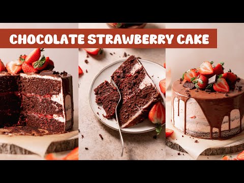 Chocolate Covered Strawberry Cake