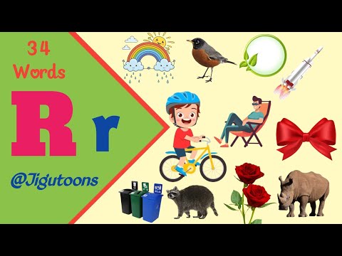 Letter R words for kids /Words start with r/r words/r letter words/Words Starting with Letter R