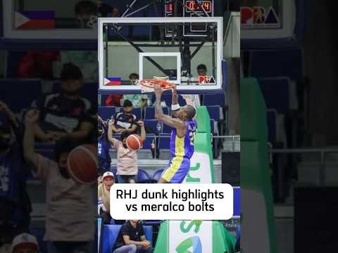 RHJ dunk highlights vs meralco bolts #rhj #rondaehollisjefferson #pba #pbadunk #pba2024 #basketball