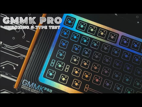 GMMK Pro l Unboxing l Typing Sound Test l Gateron Ink Black