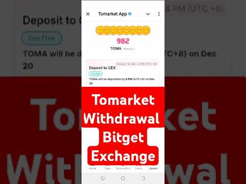 Tomarket Withdraw In Exchange | Toma Token Withdraw Full Process | Tomarket Withdraw In Bank