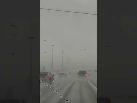 Driving in Highway 403 Mississauga Ontario Canada #foggy #driving #highway403 #roadtrip #shortvideo