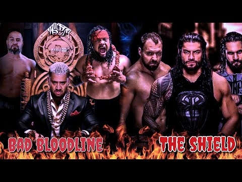 New BLOODLINE VS SHIELD | Tama, Jacob,Solo vs Roman Reigns, Seth Rollins & John Moxley WWE 2k24 GAME