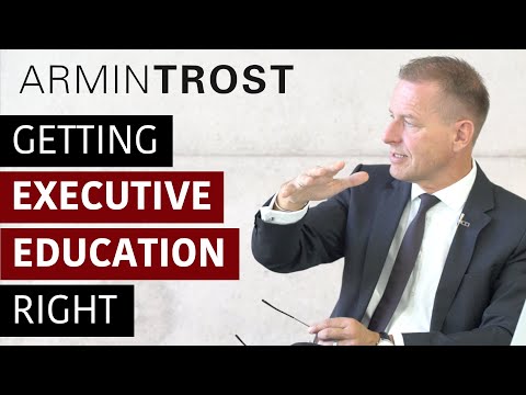 Getting Executive Education right