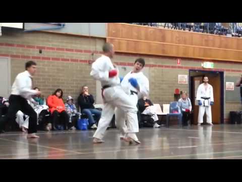 2013 SA Regional Round 2 Mens Kumite Highlights