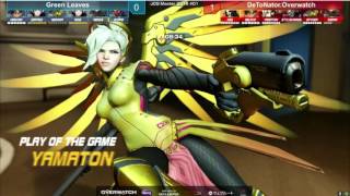 【Overwatch】DeToNator vs GreenLeaves - JCG Master #01 SemiFinal[Numbani]