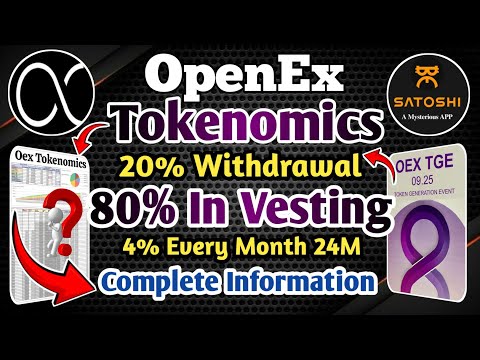 🚀 OpenEx 20% OEX Withdrawal Update// Oex Tokenomics// OEX Withdrawal Update// Free Airdrop