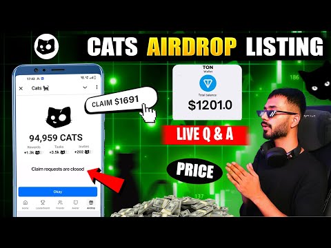 Claim Requests Are Closeed || Cats Airdrop Withdraw || SEAON 1 SNAPSHOT || Cats Airdrop Listing Date