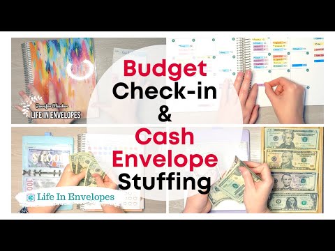 Budget Check In / Cash Envelope Stuffing / Sinking Funds  / Low Income / Life In Envelopes