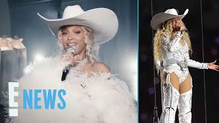 Beyoncé Performs 'Cowboy Carter' for FIRST TIME in NFL Halftime Hoedown Featuring Blue Ivy | E! News