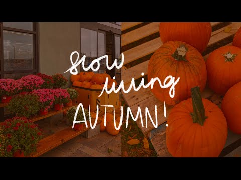 HOW TO LIVE SLOWLY THIS FALL | welcome, autumn 🍁