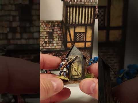 Easy wargaming terrain. Papercraft house.