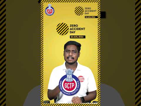 Every life matters. Let’s make every day "Zero Accident Day"@chennaitrafficpolice #zad #obeytherules