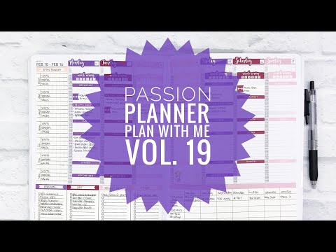 Plan With Me! | Vol. 19 - Valentine's Day Week