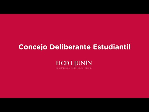 EN VIVO - CONCEJO DELIBERANTE ESTUDIANTIL / ACTO DE CIERRE