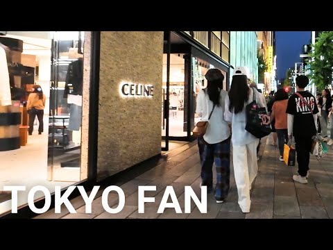 銀座散歩 |【4K】 Night Walking Ginza Tokyo Japan (May 2024)