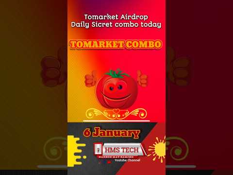 6 January Tomarket daily combo | Tomarket combo card today | Tomarket combo | #tomarket #combo